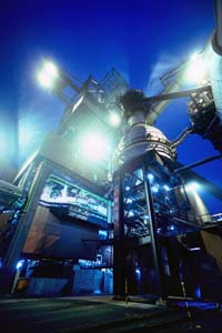 TH SCOPE IN USE AT STEEL WORKS