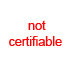 Logo for not certifiable products.