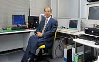 JPO's Motoyoshi San in the new test lab